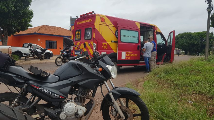 Mulher fica ferida após se envolver em acidente de trânsito no Maria Luiza