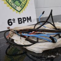 Imagem referente a Rotam detém dupla suspeita de furto de fios em obra no bairro São Cristóvão