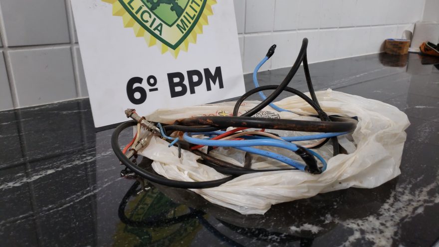 Rotam detém dupla suspeita de furto de fios em obra no bairro São Cristóvão
