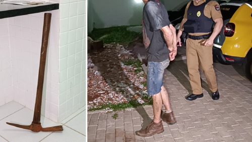 “Picareta” é preso após tentativa de arrombamento em estabelecimento comercial Imagem referente a “Picareta” é preso após tentativa de arrombamento em estabelecimento comercial