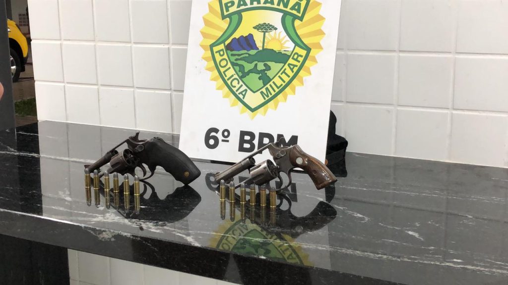Depois de apreender munições no Siena, PM localiza dois revólveres