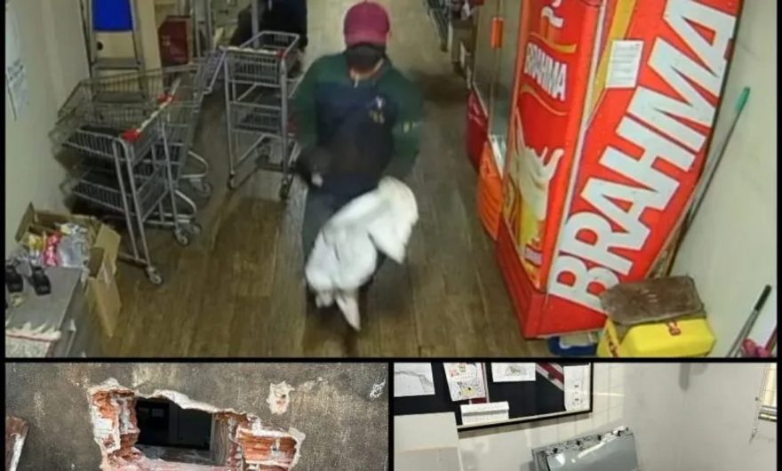 Bandidos quebram parede e arrombam cofre em Maringá