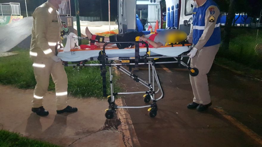 Menino de oito anos fratura fêmur andando de skate no Ciro Nardi