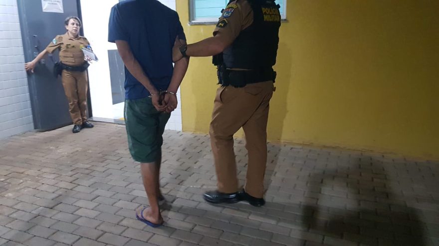 Filho é preso após ameaçar o pai de morte em Corbélia