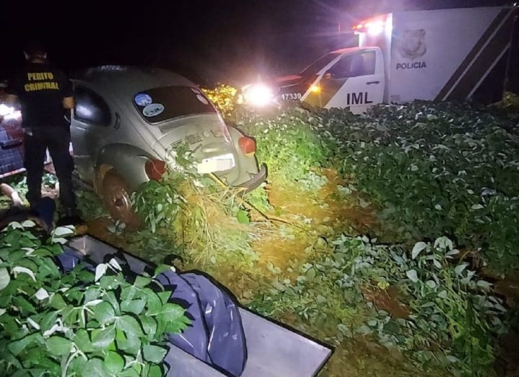 Condutor é encontrado morto com disparo de arma de fogo na PR-474