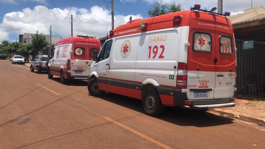 Mulher é socorrida pelo Samu após sofrer parada cardiorrespiratória