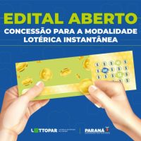 Loteria instantânea: Lottopar publica edital de credenciamento de nova modalidade