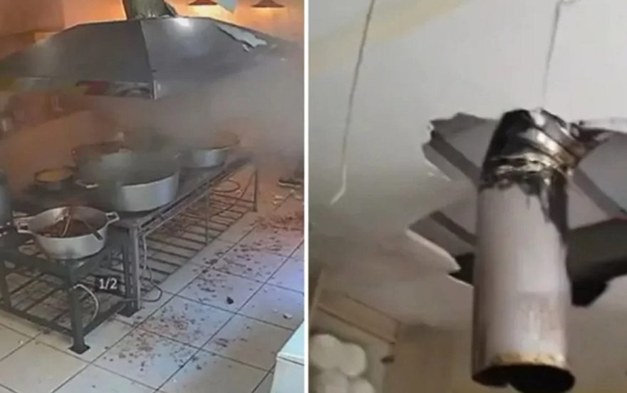 Panela de pressão explode em igreja e deixa voluntário ferido; veja vídeo