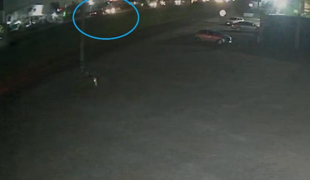 Câmeras flagram colisão frontal na BR-277 em Cascavel