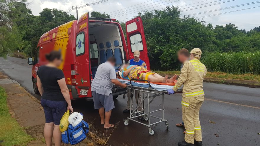 Idosa fica ferida ao sofrer queda dentro de casa no Brasília