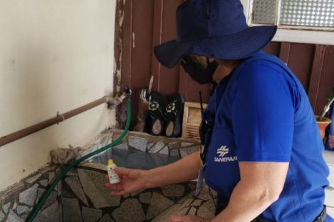 Sanepar vistoria ligações de esgoto em imóveis de Santa Terezinha de Itaipu