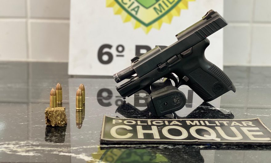Choque apreende drogas e arma de fogo durante cumprimento de mandado em Santa Tereza