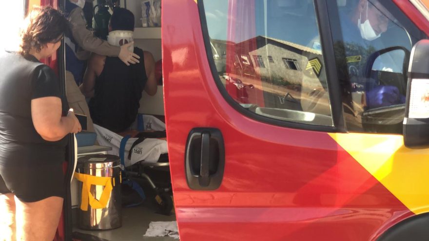 Motociclista fica ferido ao se envolver em acidente de trânsito no Interlagos
