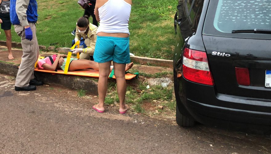 Mãe atropela filha de 11 anos sem querer no bairro Morumbi