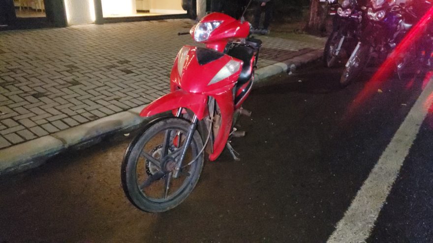Moto é apreendida durante blitz das equipes da GM e Transitar