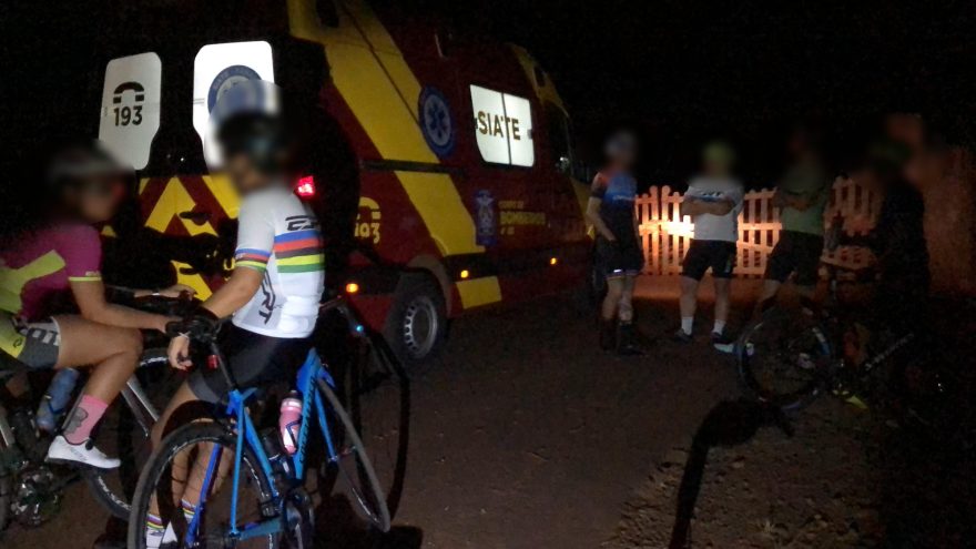 Homem fica ferido ao cair de bicicleta na BR-163