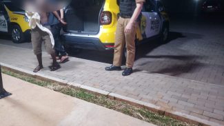 Suspeitos de furto de moto na Rua Mato Grosso são presos pela Polícia Militar