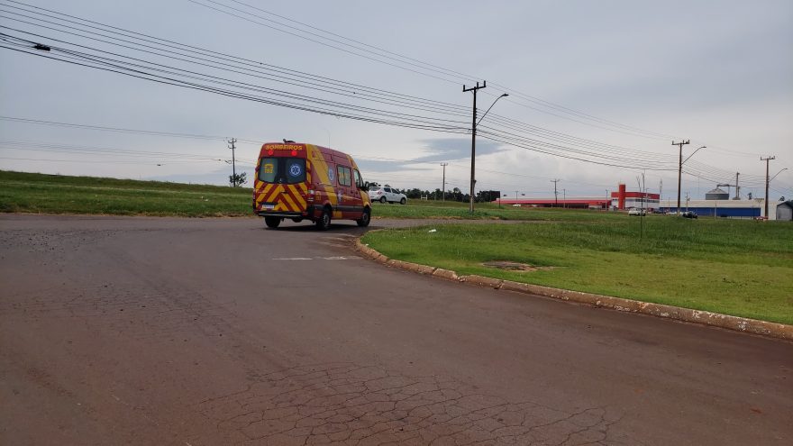 Homem cai de escada no Santos Dumont e tem suspeita de fratura em joelho