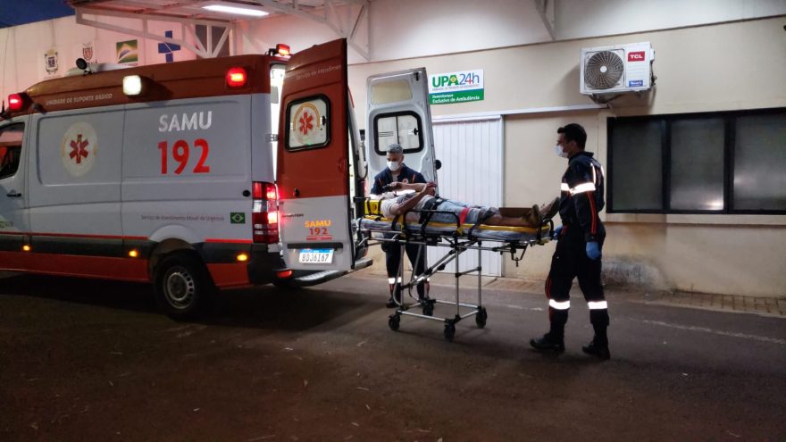 Motociclista fica ferido em acidente no Belmonte