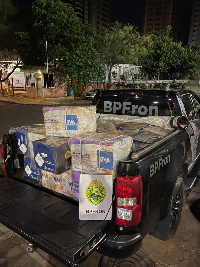 Agrotóxicos contrabandeados: perseguição policial termina em fuga na cidade de Itaipulândia