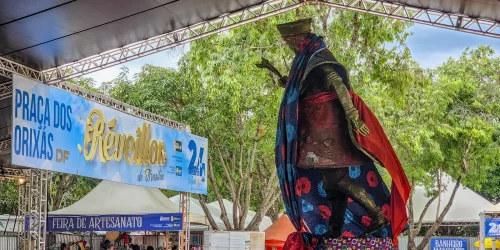 Imagem referente a Em Brasília, ano-novo na Praça dos Orixás celebra resistência negra