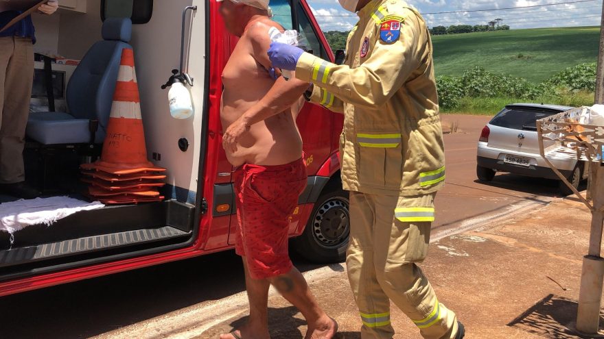 Sogro é agredido com tijoladas na cabeça pelo genro
