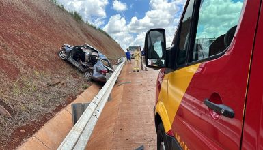 Imagem referente a Kelly Ritter morre em grave acidente de trânsito na BR-163 em Cascavel