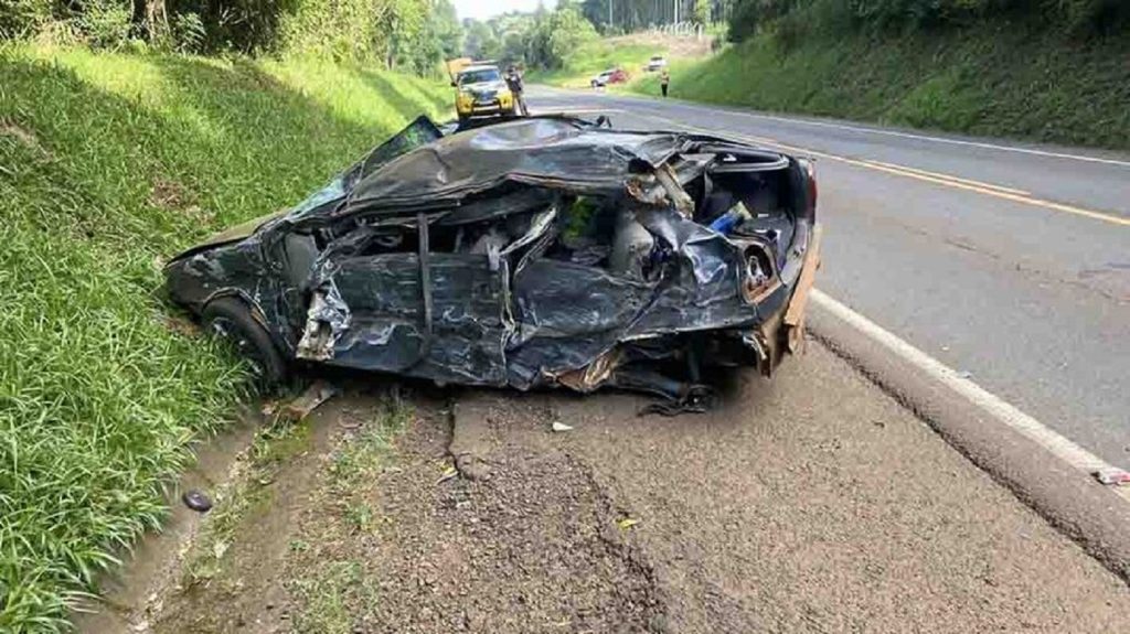 Jovem de 24 anos morre em acidente na PR-466 em Pitanga