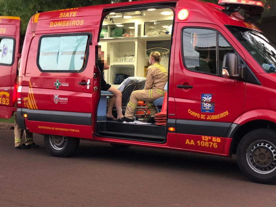 Criança andando de bike é atropelada por carro na Rua Esmeralda