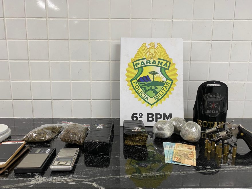 Operação Verão: ROTAM prende casal com arma, munições e drogas em Boa Vista