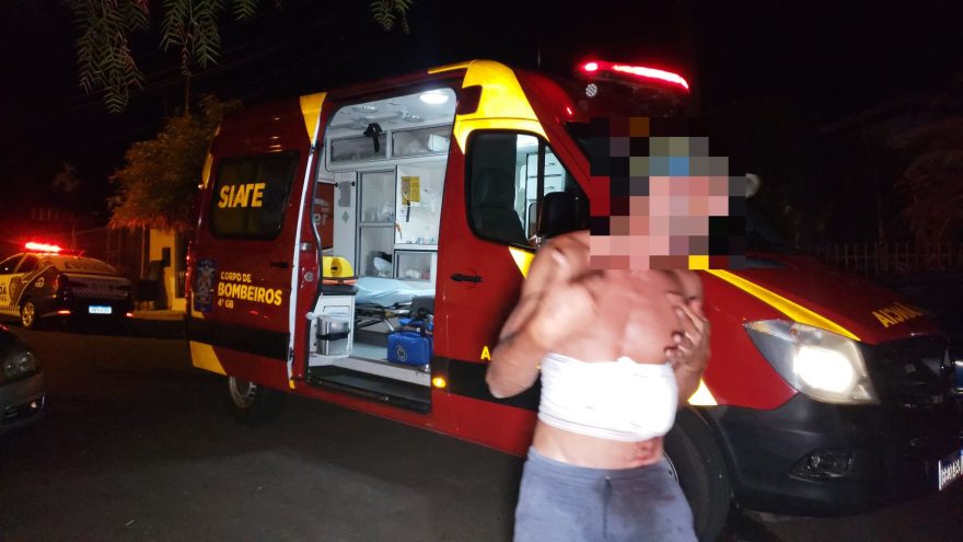 Homem é agredido na Rua das Palmas e Siate é mobilizado