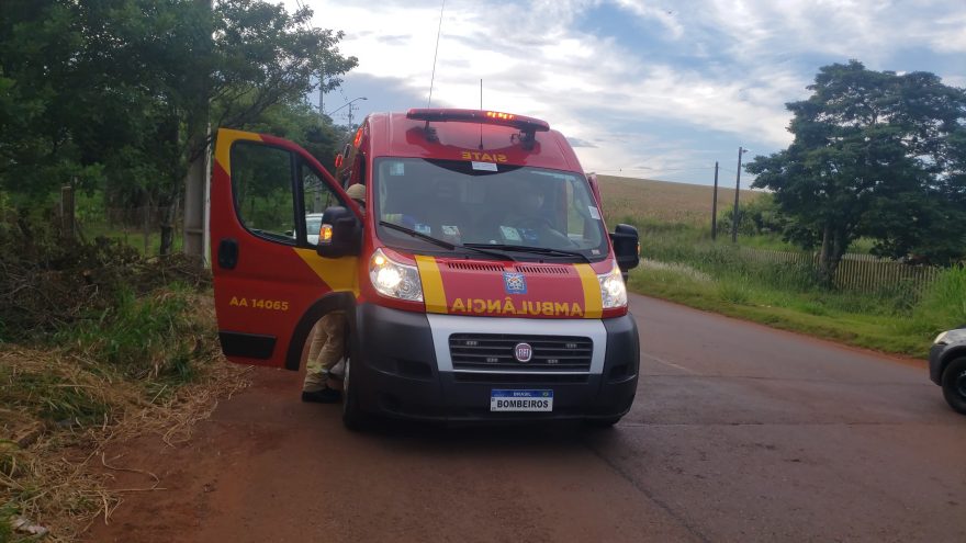Motociclista se desequilibra e sofre queda no Bairro Brasília