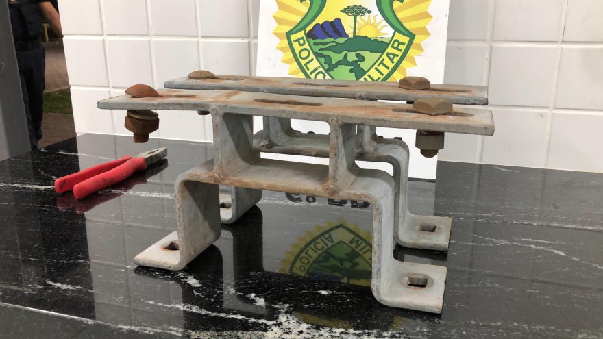 Suspeito de furtar peças da Sanepar é detido pela Polícia Militar