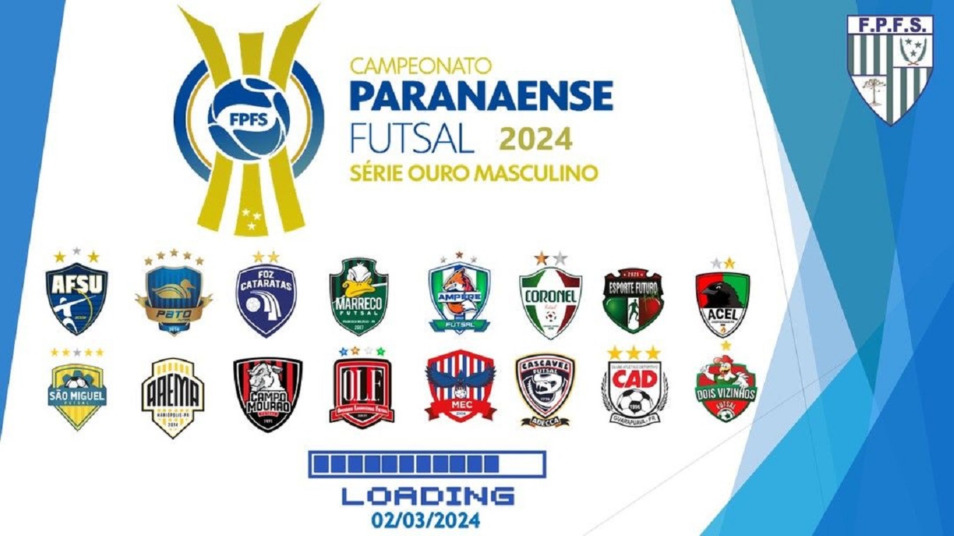 Federação Paranaense de Futsal divulga participantes e fórmula da Série