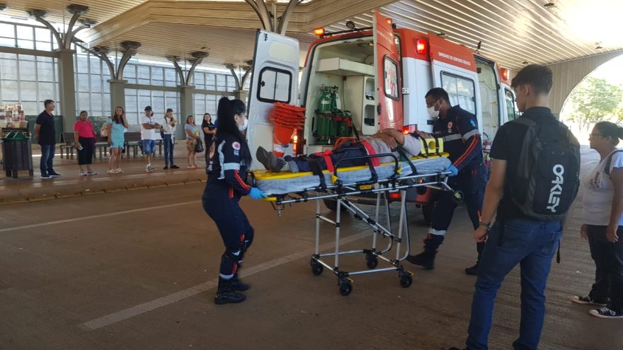 Idoso de 84 anos é socorrido no Terminal de Transbordo Oeste