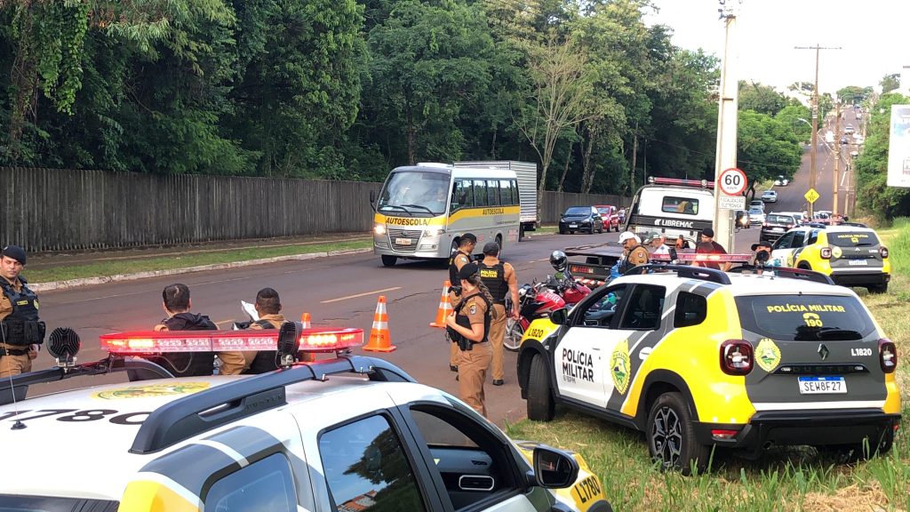 Polícia Militar reforça fiscalização durante operação de trânsito no Cancelli