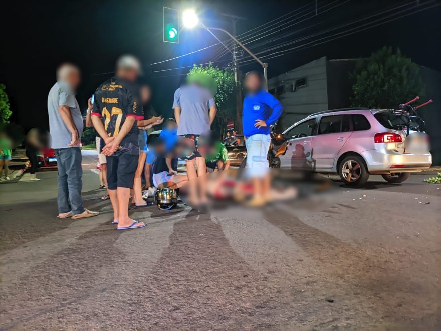 Condutor de moto fica em estado grave em acidente no Parque São Paulo
