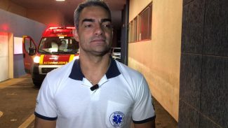 Médico do Siate explica que vítima de acidente perdeu a perna em atropelamento