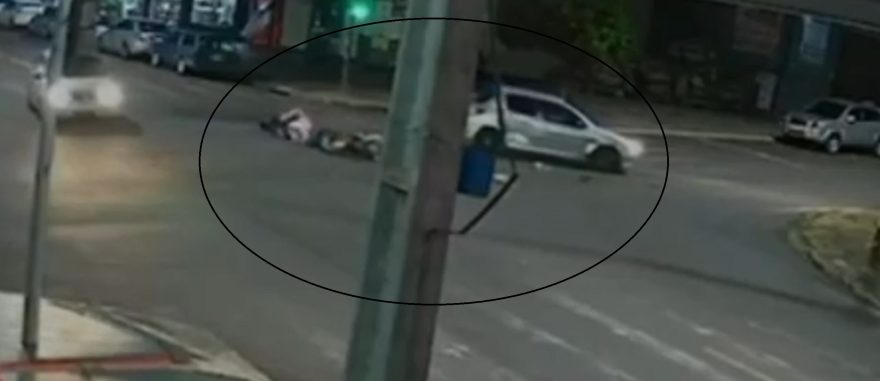 Câmera mostra acidente que deixou jovem ferido no Parque São Paulo
