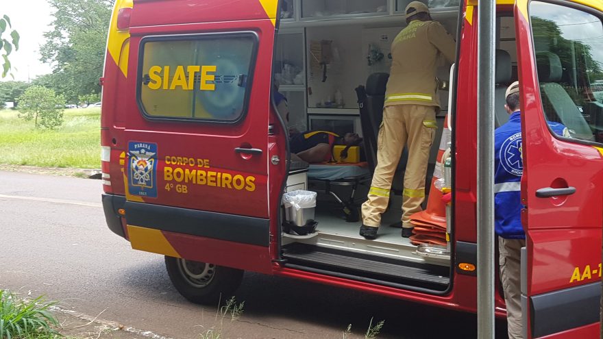 Homem fica ferido ao cair de bicicleta no Parque Verde