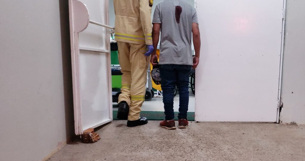 Homem sofre corte na cabeça após ser vítima de agressão na rodoviária