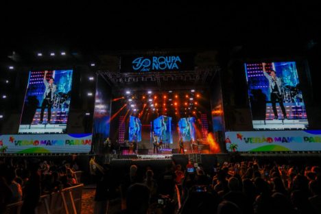 Roupa Nova e Rick e Renner animam o público no 2° dia de shows no Verão Maior Paraná