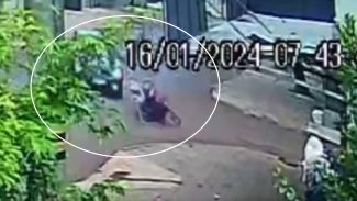 Câmera flagra acidente que deixou mulher ferida no Brasmadeira