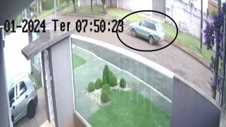 Câmera flagra veículo fugindo logo após provocar acidente no Maria Luiza