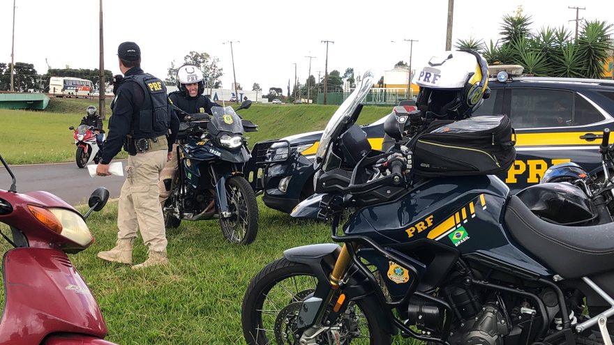 PRF apreende motocicletas “barulhentas” e irregulares