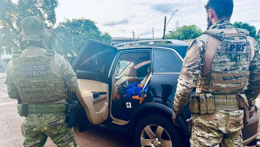 Carro com mais de meia tonelada de maconha é apreendido em Goioerê