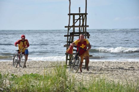 Com Desafio de Piriathlon, bombeiros fazem triathlon com “bike raiz” e corrida sem tênis