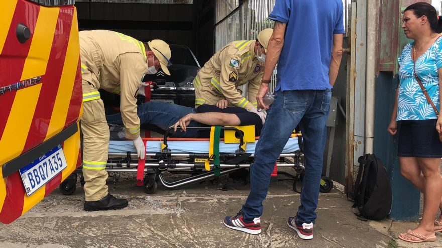 Motociclista fica ferido ao se envolver em acidente no Alto Alegre