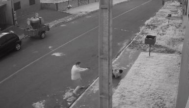 Imagem referente a Cenas fortes: imagens mostram o momento em que Gean Alvandir Alves Oliveira é morto
