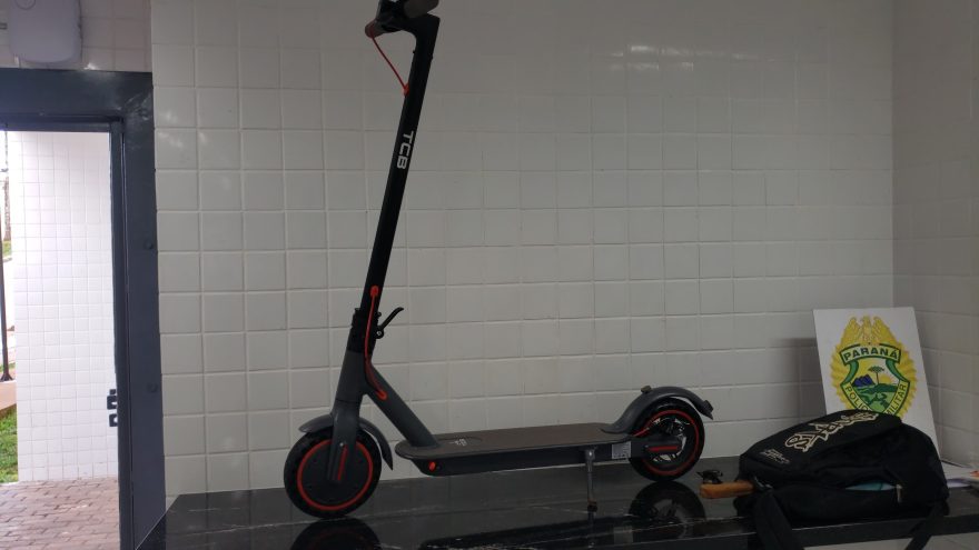 Patinete furtado em Toledo é recuperado em Cascavel